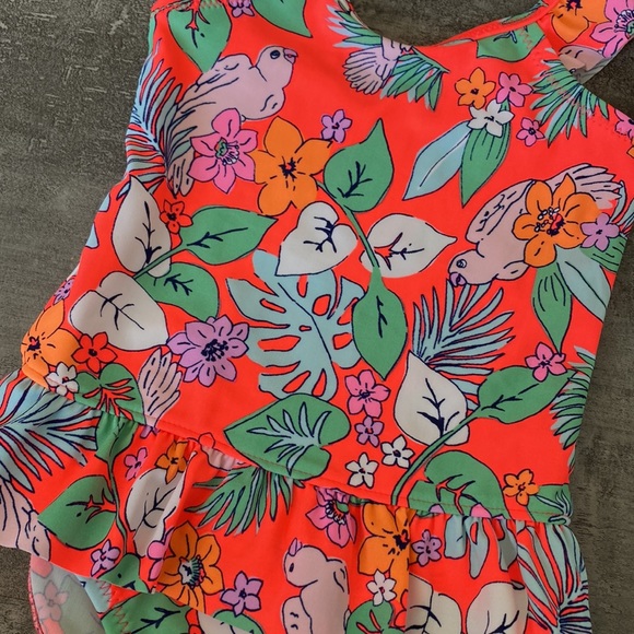 NWT Fun patterned girls bathing suit 24 months Oshkosh - Picture 2 of 2